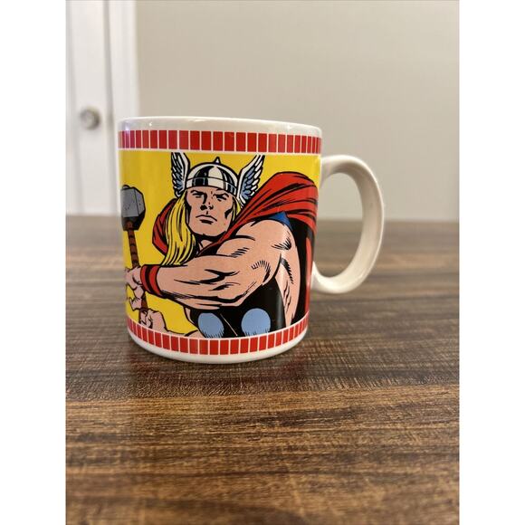 MIGHTY THOR Marvel‎ Hero Mug Vintage 1989 - Picture 1 of 10